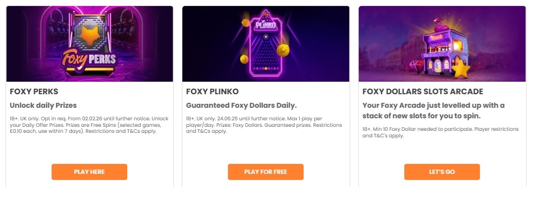 images of Foxy bingo regular offers images of Foxy bingo regular offers