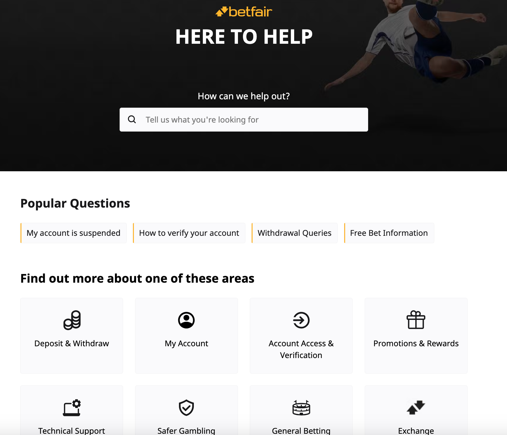 Betfair Help Centre Betfair Help Centre