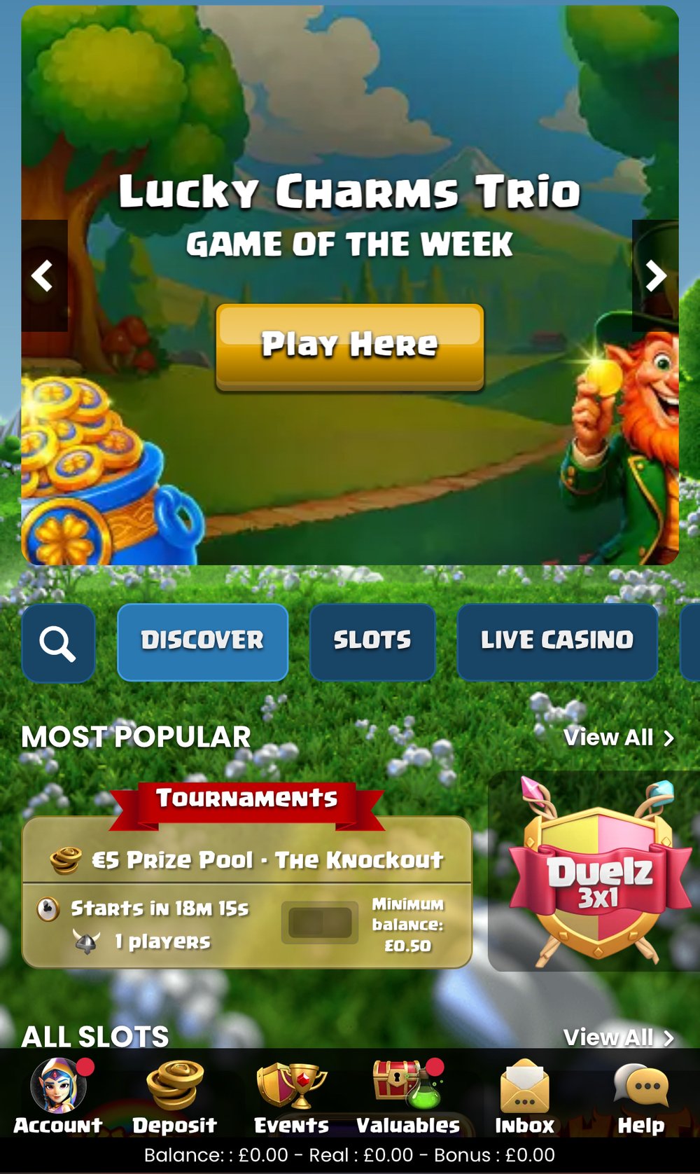 Duelz Casino mobile website Duelz Casino mobile website
