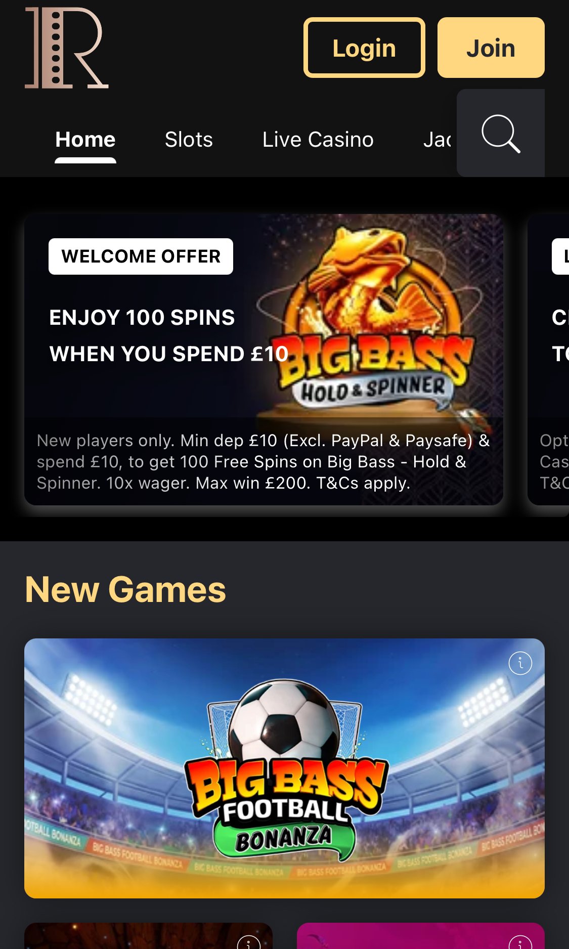 Rialto Casino mobile website Rialto Casino mobile website