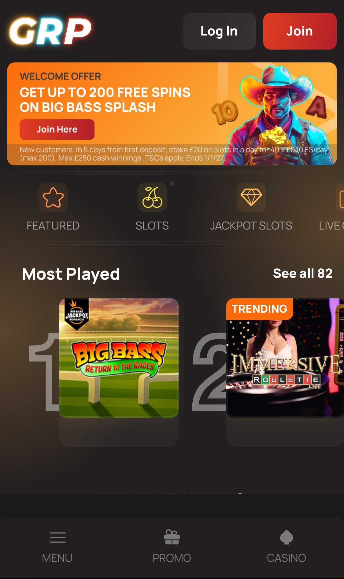 GRP Casino mobile site GRP Casino mobile site