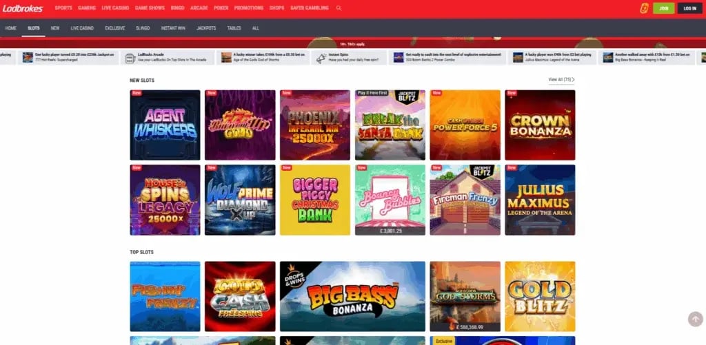 Ladbrokes website