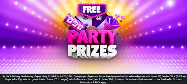 Party casino reload