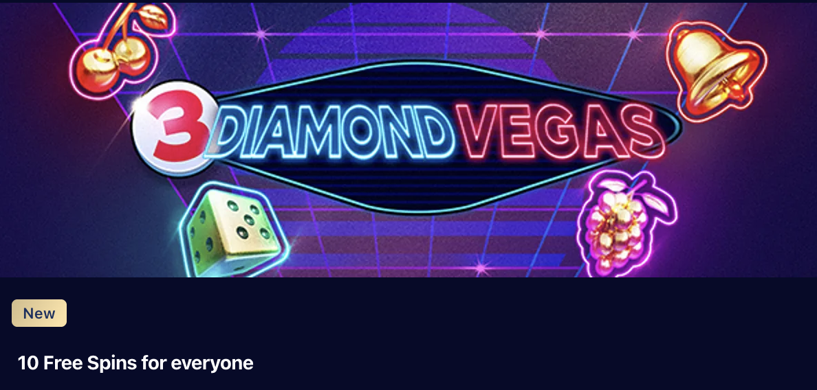 William Hill reload offer: 10 free spins for everyone on 3 Diamond Vegas William Hill reload offer: 10 free spins for everyone on 3 Diamond Vegas