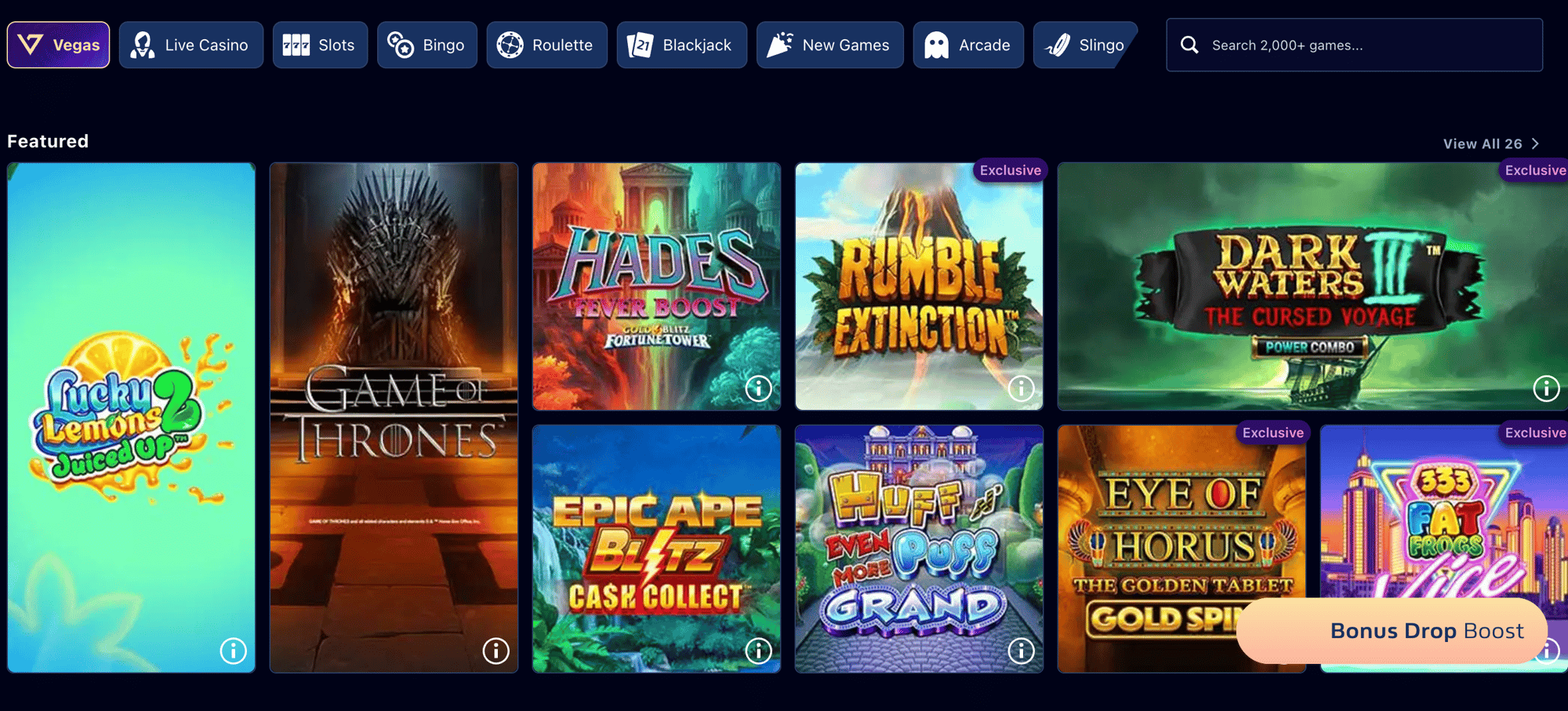 William Hill Vegas casino homepage William Hill Vegas casino homepage