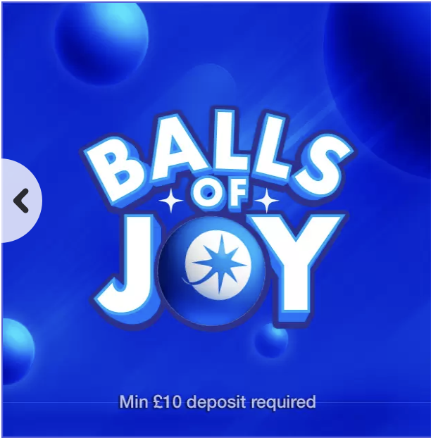 Jackpotjoy's Ball of Joy promotion