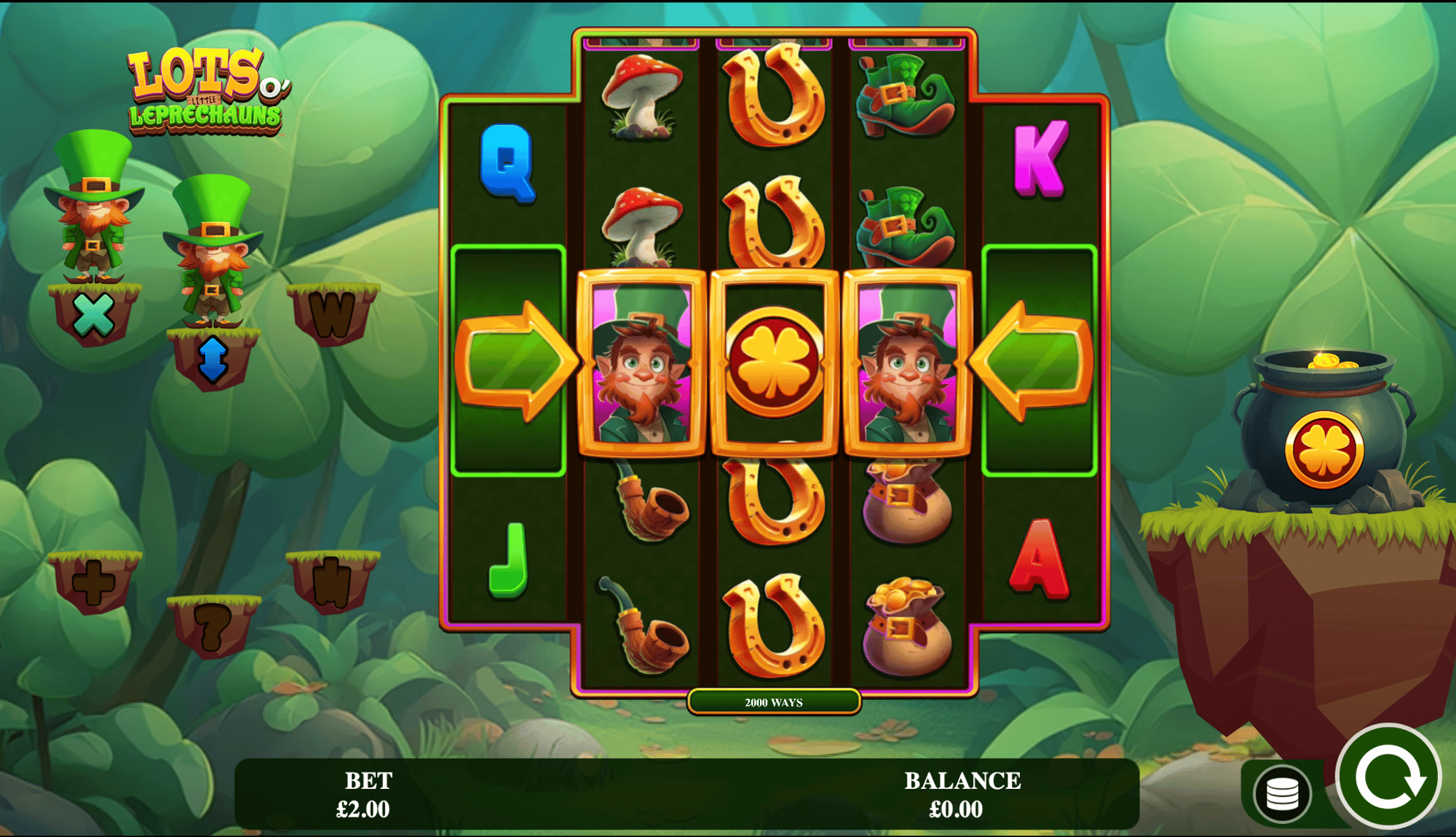 Betway casino gameplay: Lots O' Little Leprechauns