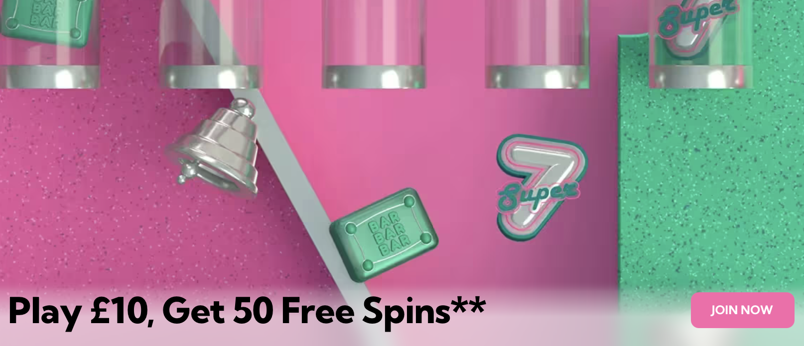 Double Bubble Bingo welcome offer: play £10, get 50 free spins