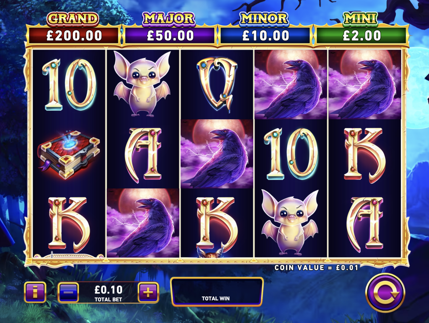 PlayOJO Casino gameplay: Mega Fire Blaze Midnight Wizard