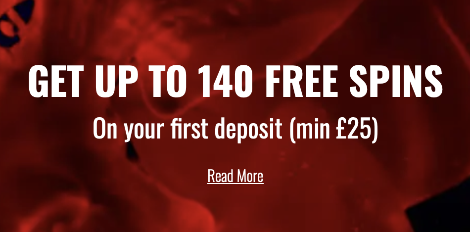 Voodoo Dreams welcome offer: get up to 140 free spins on your first deposit (min £25)