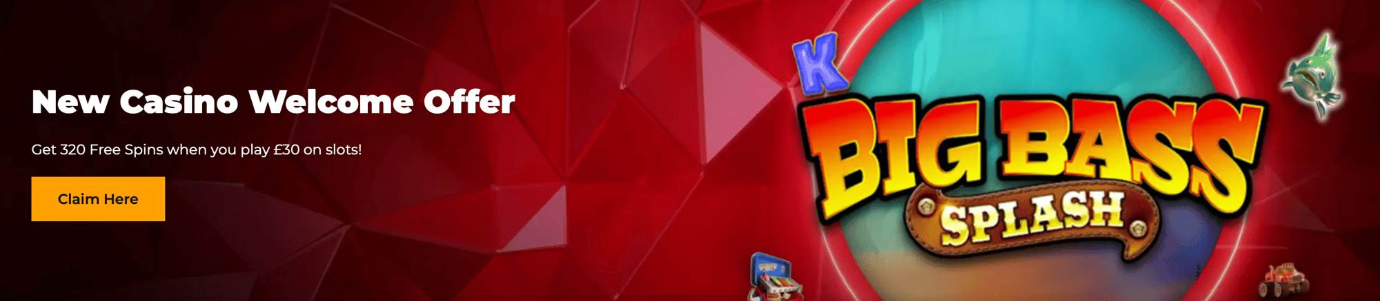 32Red welcome offer: get 320 free spins when you play £30 on slots