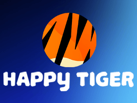 happy tiger logo