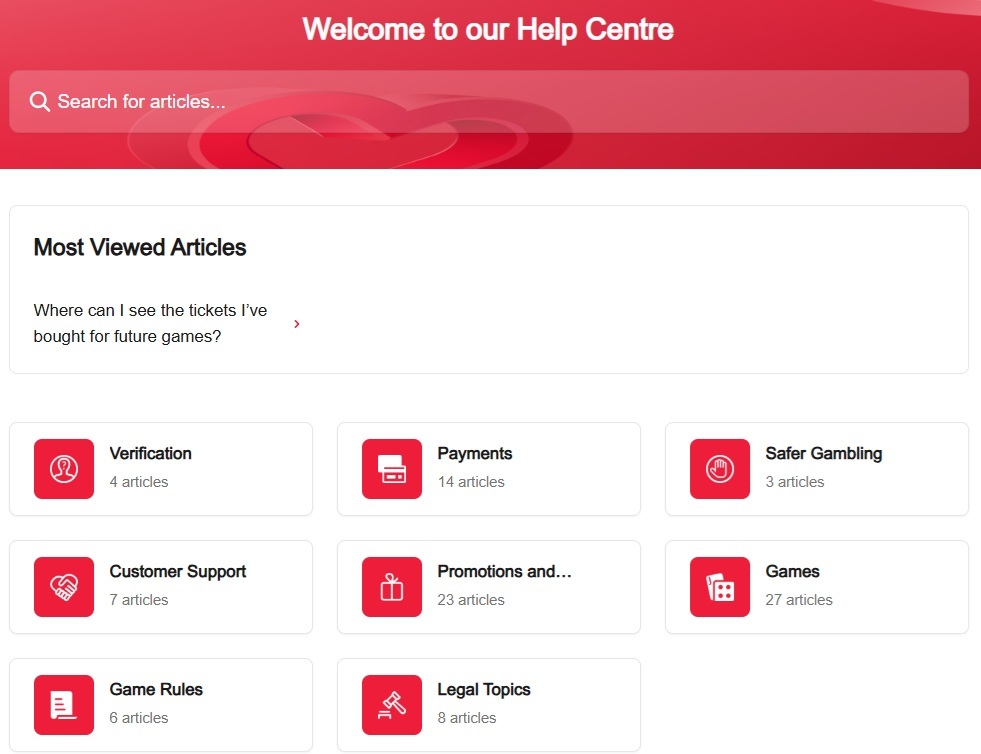 help centre