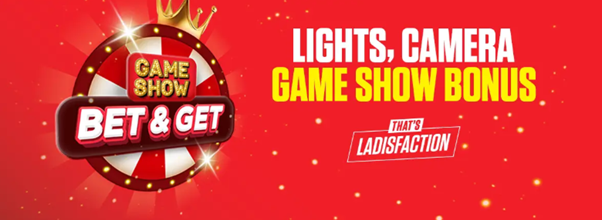 image of the live casino game show bet & get regular offer