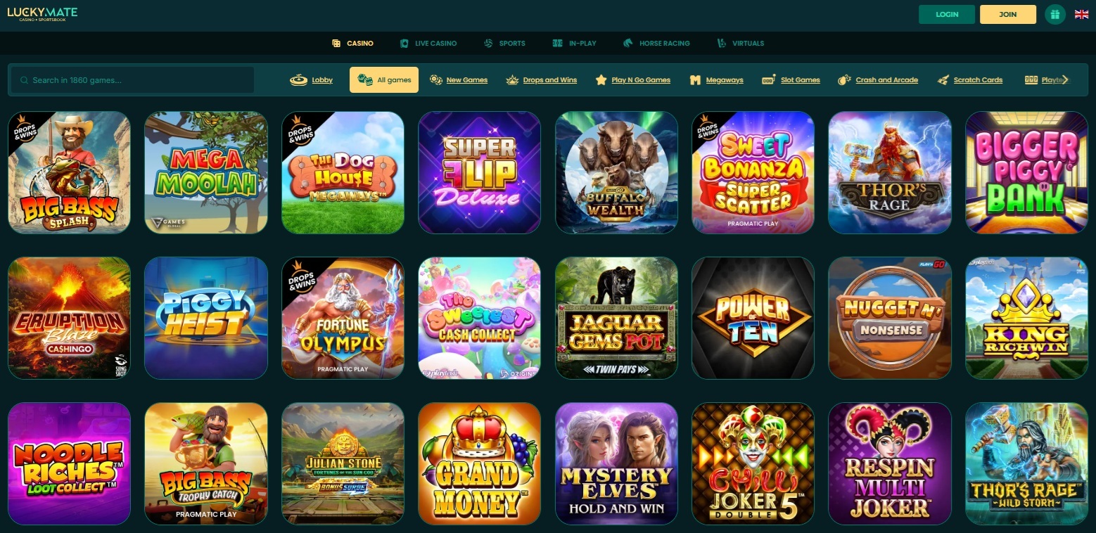 luckymate slots screenshot