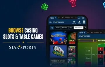 tablet and mobile phone displaying casino pages